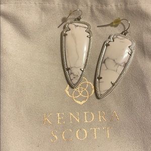 Kendra Scott Skylar in Silver/White Marble
